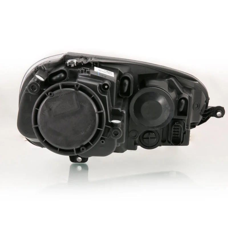 ANZO 2006-2009 Volkswagen Us Rabbit Crystal Headlight Black (Halogen Only) - Main Product View