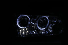 Load image into Gallery viewer, ANZO 2006-2010 Dodge Charger Projector Headlights w/ Halo Chrome - Side View