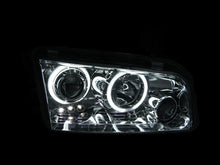 Load image into Gallery viewer, ANZO 2006-2010 Dodge Charger Projector Headlights w/ Halo Chrome (CCFL) - Back View