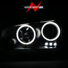 Load image into Gallery viewer, ANZO 2006-2010 Dodge Charger Projector Headlights w/ Halo Chrome (CCFL) - Additional View 5