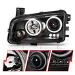 Load image into Gallery viewer, ANZO 2006-2010 Dodge Charger Projector Headlights w/ Halo Chrome (CCFL) - Additional View 7