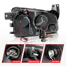 Load image into Gallery viewer, ANZO 2006-2010 Dodge Charger Projector Headlights w/ Halo Chrome (CCFL) - Additional View 9