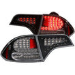 Load image into Gallery viewer, ANZO 2006-2011 Honda Civic LED Taillights Black - Main Product View