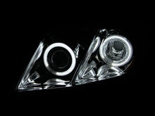 Load image into Gallery viewer, ANZO 2007-2009 Toyota Camry Projector Headlights w/ Halo Black - Side View