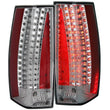 Load image into Gallery viewer, ANZO 2007-2011 Cadillac Escalade LED Taillights Chrome - Main Product View