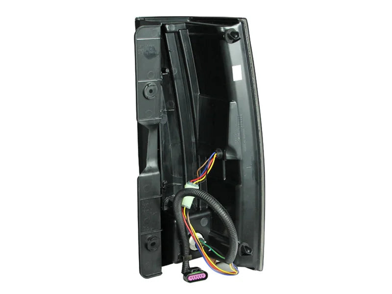 ANZO 2007-2011 Cadillac Escalade LED Taillights Chrome - Detail View