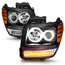 Load image into Gallery viewer, ANZO 2007-2012 Dodge Nitro Projector Headlights w/ Halo Black (CCFL) G2 - Additional View 8