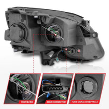 Load image into Gallery viewer, ANZO 2007-2012 GMC Acadia Projector Headlights Balck Housing - Additional View 6