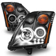 Load image into Gallery viewer, ANZO 2007-2012 Nissan Sentra Projector Headlights Black - Additional View 5