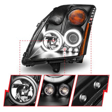 Load image into Gallery viewer, ANZO 2007-2012 Nissan Sentra Projector Headlights Black - Additional View 7
