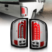 Load image into Gallery viewer, ANZO 2007-2013 Chevrolet Silverado 1500 LED Taillights Chrome - Main Product View