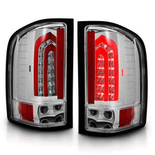 Load image into Gallery viewer, ANZO 2007-2013 Chevrolet Silverado 1500 LED Taillights Chrome - Side View
