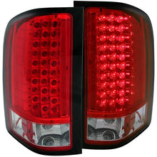 Load image into Gallery viewer, ANZO 2007-2013 Chevrolet Silverado 1500 LED Taillights Red/Clear - Main Product View
