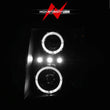 Load image into Gallery viewer, ANZO 2007-2013 Chevrolet Silverado 1500 Projector Headlights w/ Halo Black - Additional View 5