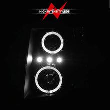 Load image into Gallery viewer, ANZO 2007-2013 Chevrolet Silverado 1500 Projector Headlights w/ Halo Black - Additional View 5