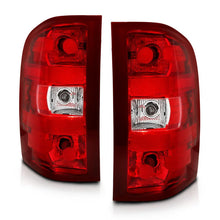 Load image into Gallery viewer, ANZO 2007-2013 Chevy Silverado Taillight Red/Clear Lens (OE Replacement) - Main Product View