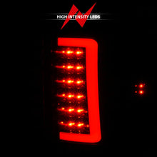 Load image into Gallery viewer, ANZO 2007-2013 GMC Sierra LED Tail Lights w/ Light Bar Black Housing Smoke Lens - Side View