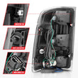 Load image into Gallery viewer, ANZO 2007-2013 GMC Sierra LED Tail Lights w/ Light Bar Black Housing Smoke Lens - Installation View