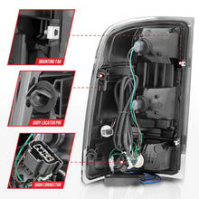 Load image into Gallery viewer, ANZO 2007-2013 GMC Sierra LED Tail Lights w/ Light Bar Black Housing Smoke Lens - Installation View