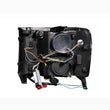 Load image into Gallery viewer, ANZO 2007-2013 Gmc Sierra 1500 Projector Headlights w/ Halo Black - Back View