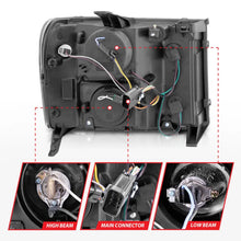 Load image into Gallery viewer, ANZO 2007-2013 Gmc Sierra 1500 Projector Headlights w/ Halo Black - Additional View 9
