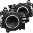 Load image into Gallery viewer, ANZO 2007-2013 Toyota Fj Cruiser Projector Headlights w/ Halo Black - Main Product View