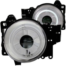 Load image into Gallery viewer, ANZO 2007-2013 Toyota Fj Cruiser Projector Headlights w/ Halo Chrome - Back View