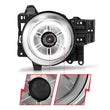 Load image into Gallery viewer, ANZO 2007-2013 Toyota Fj Cruiser Projector Headlights w/ Halo Chrome - Additional View 8