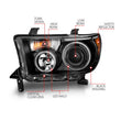 Load image into Gallery viewer, ANZO 2007-2013 Toyota Tundra Projector Headlights w/ Halo Black (CCFL) - Additional View 9