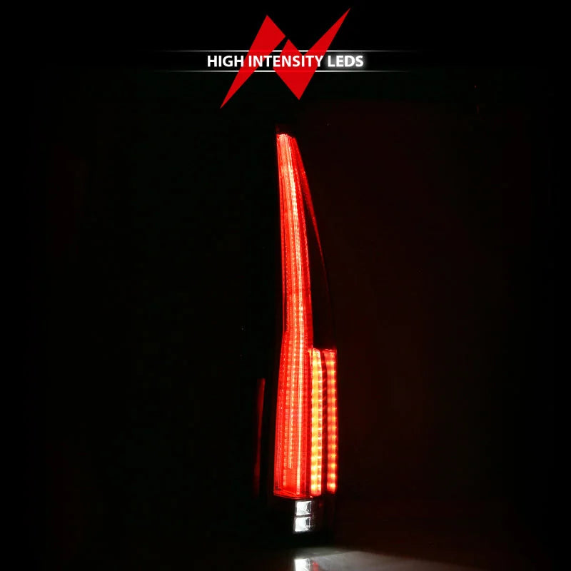 ANZO 2007-2014 Cadillac Escalade Led Taillights Red/Clear - Additional View 8