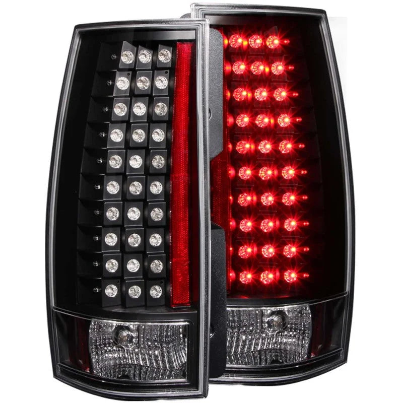 ANZO 2007-2014 Chevrolet Suburban LED Taillights Black G4 - Main Product View