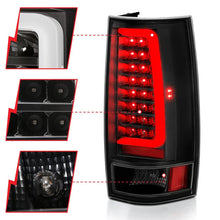Load image into Gallery viewer, ANZO 2007-2014 Chevy Tahoe LED Taillight Plank Style Black w/Clear Lens - Installation View