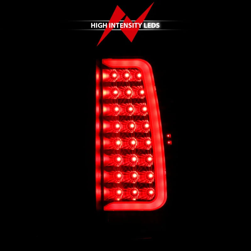 ANZO 2007-2014 Chevy Tahoe LED Taillight Plank Style Black w/Clear Lens - Additional View 6
