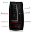 Load image into Gallery viewer, ANZO 2007-2014 Chevy Tahoe LED Taillight Plank Style Black w/Smoke Lens - Side View
