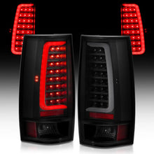 Load image into Gallery viewer, ANZO 2007-2014 Chevy Tahoe LED Taillight Plank Style Black w/Smoke Lens - Installation View