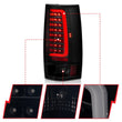 Load image into Gallery viewer, ANZO 2007-2014 Chevy Tahoe LED Taillight Plank Style Black w/Smoke Lens - Additional View 6