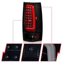 Load image into Gallery viewer, ANZO 2007-2014 Chevy Tahoe LED Taillight Plank Style Black w/Smoke Lens - Additional View 6