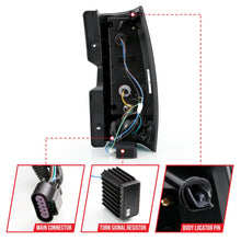 Load image into Gallery viewer, ANZO 2007-2014 Chevy Tahoe LED Taillight Plank Style Black w/Smoke Lens - Additional View 7