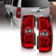 Load image into Gallery viewer, ANZO 2007-2014 Chevy Tahoe Taillight Red/Clear Lens (OE Replacement) - Main Product View