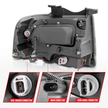 Load image into Gallery viewer, ANZO 2007-2014 Ford Expedition Projector Headlights Chrome - Additional View 10