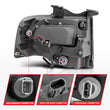 Load image into Gallery viewer, ANZO 2007-2014 Ford Expedition Projector Headlights w/ Halo Black - Additional View 8