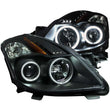 Load image into Gallery viewer, ANZO 2008-2009 Nissan Altima (2 Door ONLY) Projector Headlights w/ Halo Black (CCFL) - Main Product View