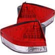 Load image into Gallery viewer, ANZO 2008-2011 Ford Focus LED Taillights Red/Clear - Main Product View