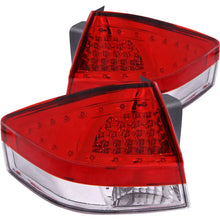 Load image into Gallery viewer, ANZO 2008-2011 Ford Focus LED Taillights Red/Clear - Main Product View