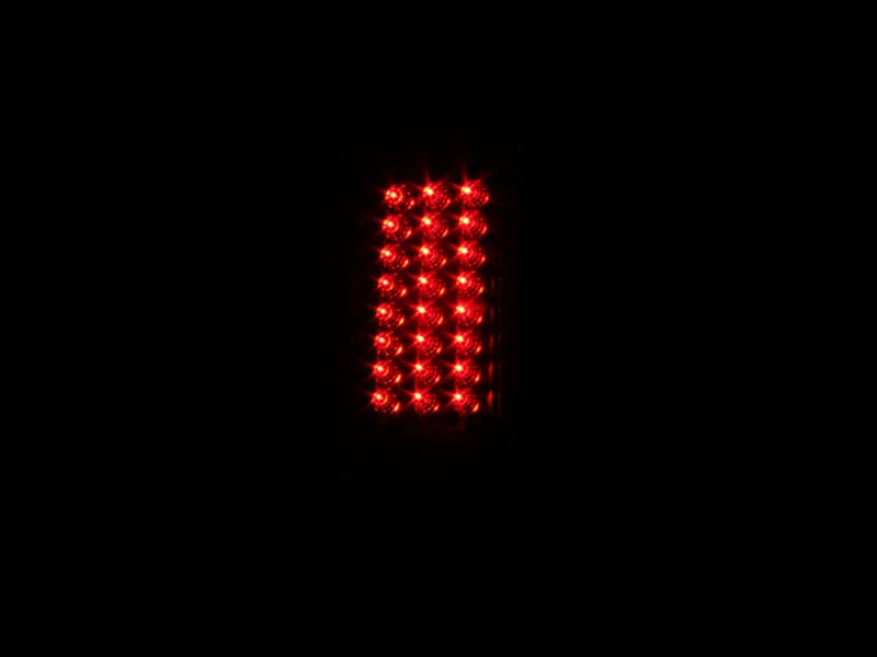 ANZO 2008-2015 Ford F-250 LED Taillights Black - Side View