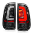 Load image into Gallery viewer, ANZO 2008-2016 Ford F-250 LED Taillights Black Housing Clear Lens (Pair) - Installation View