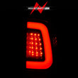 Load image into Gallery viewer, ANZO 2008-2016 Ford F-250 LED Taillights Chrome Housing Red/Clear Lens (Pair) - Back View
