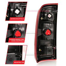 Load image into Gallery viewer, ANZO 2008-2016 Ford F-250 Taillight Red/Clear Lens (OE Replacement) - Installation View