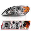 Load image into Gallery viewer, ANZO 2008-2016 International Prostar Crystal Headlights Chrome Housing - Back View