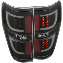 Load image into Gallery viewer, ANZO 2009-2013 Ford F-150 LED Taillights Black - Main Product View